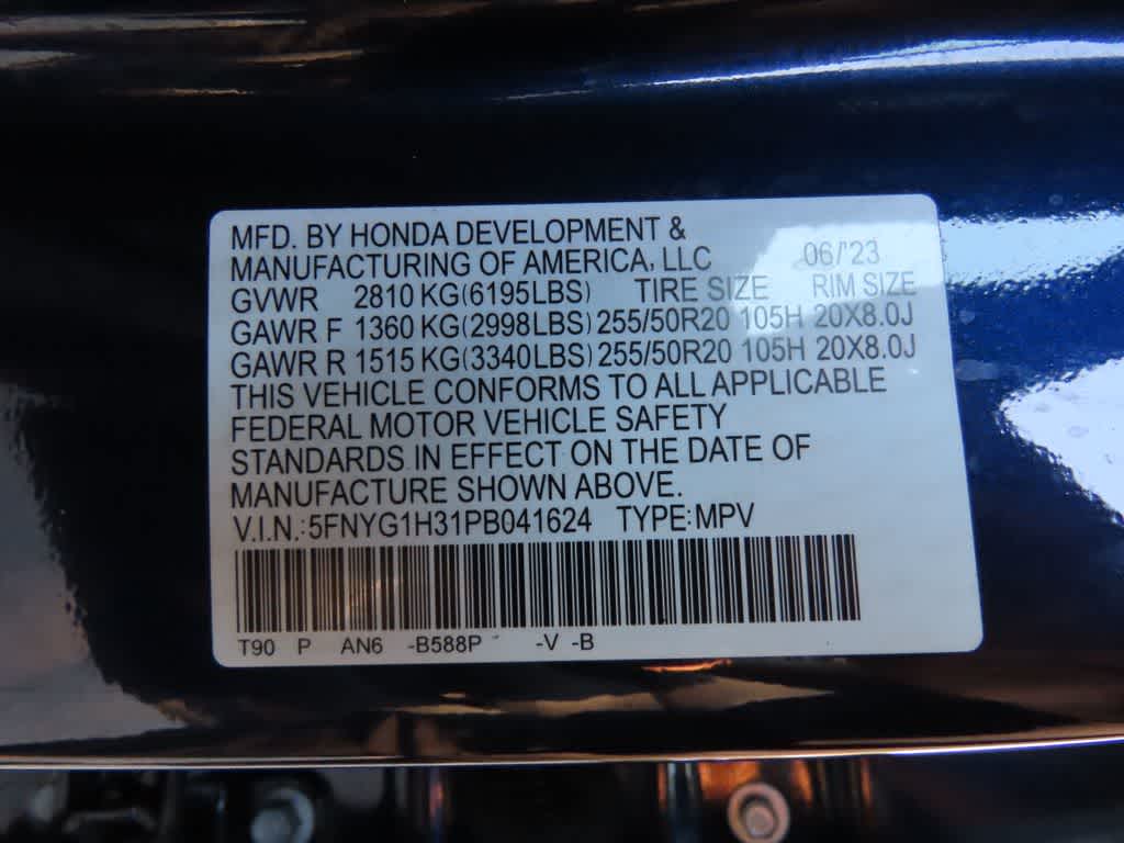 2023 Honda Pilot Sport