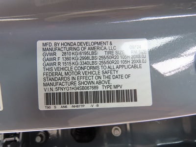 2025 Honda Pilot Sport