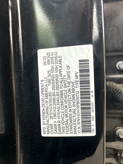 2023 Honda Pilot Touring