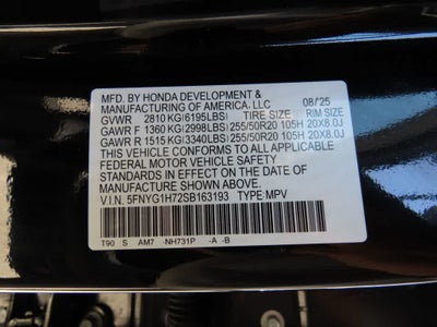 2025 Honda Pilot Touring