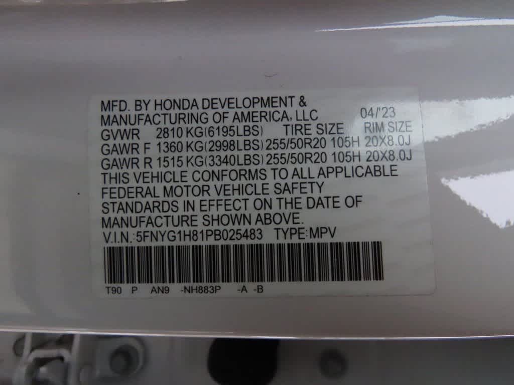 2023 Honda Pilot Elite