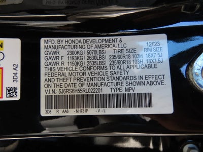 2024 Honda CR-V Hybrid Sport