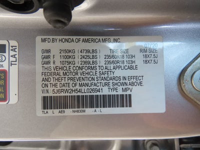 2020 Honda CR-V EX