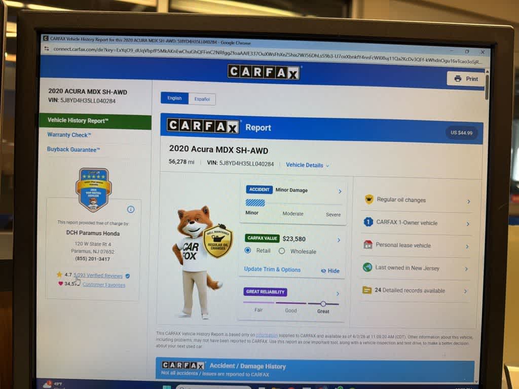 2020 Acura MDX SH-AWD 7-Passenger