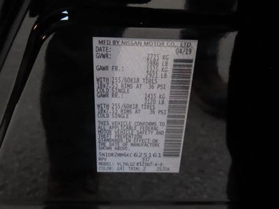 2019 Nissan Pathfinder SL