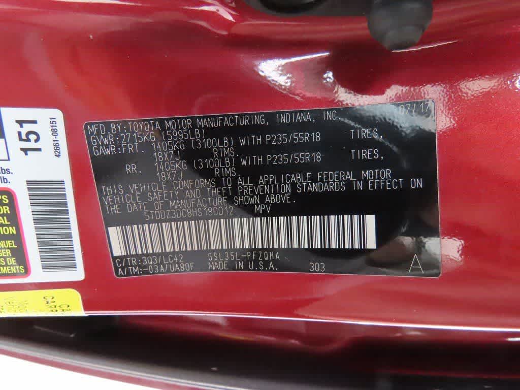 2017 Toyota Sienna XLE