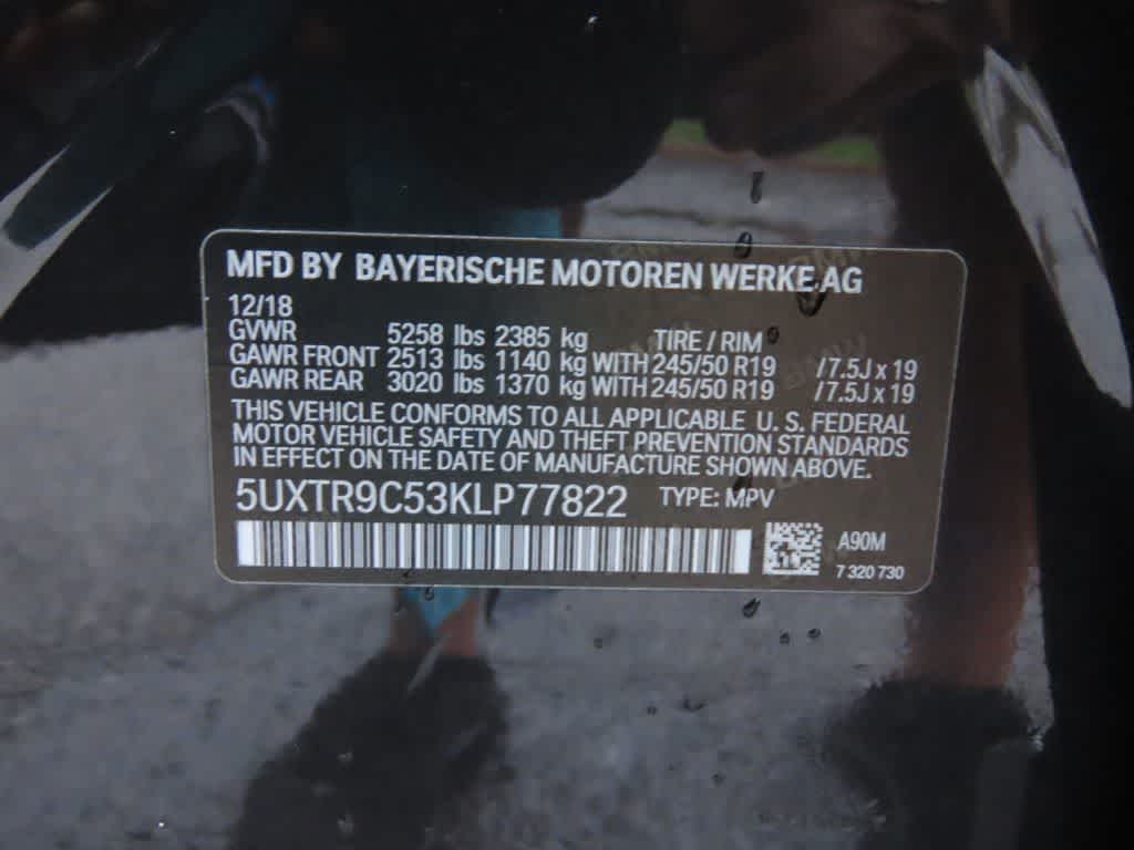 2019 BMW X3 xDrive30i xDrive30i