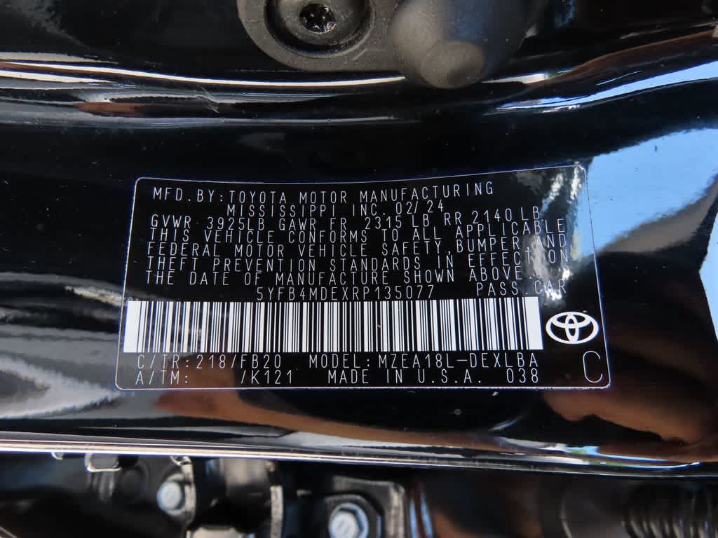 2024 Toyota Corolla LE