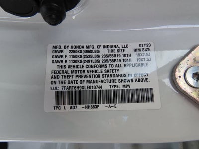 2020 Honda CR-V Hybrid Touring