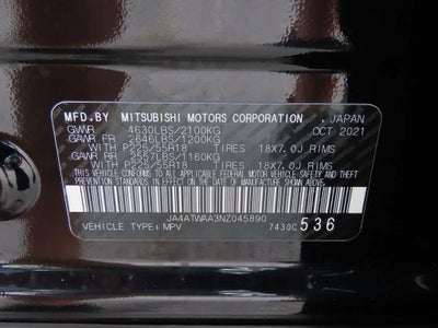 2022 Mitsubishi Eclipse Cross SE