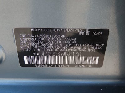 2009 Subaru Impreza Outback Sport