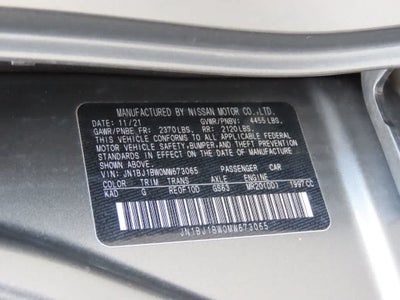 2021 Nissan Rogue Sport SV