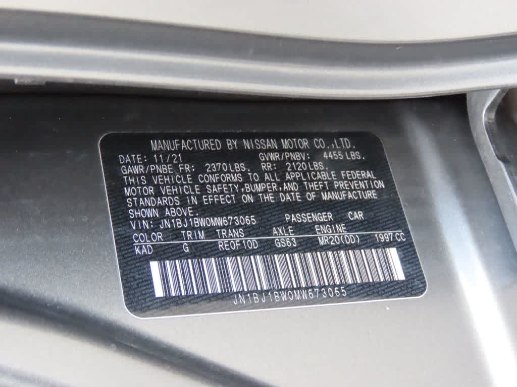 2021 Nissan Rogue Sport SV