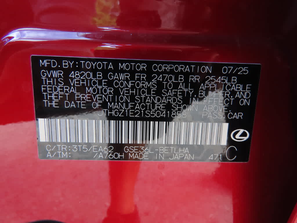 2025 Lexus IS 350 F SPORT