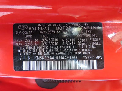 2020 Hyundai Kona SE
