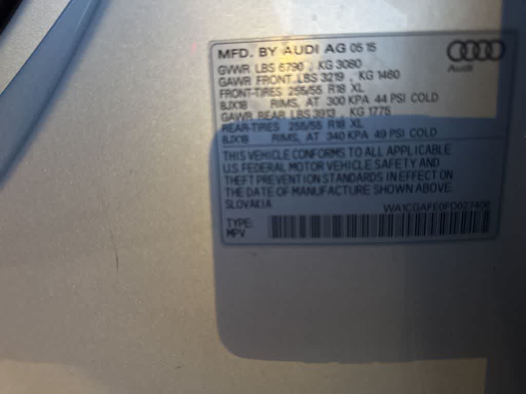 2015 Audi Q7 3.0T Premium