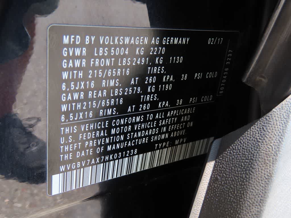 2017 Volkswagen Tiguan S