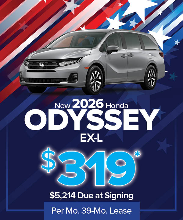 New 2026 Odyssey EX-L