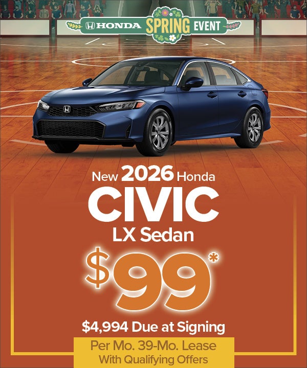 New 2026 Civic LX Sedan