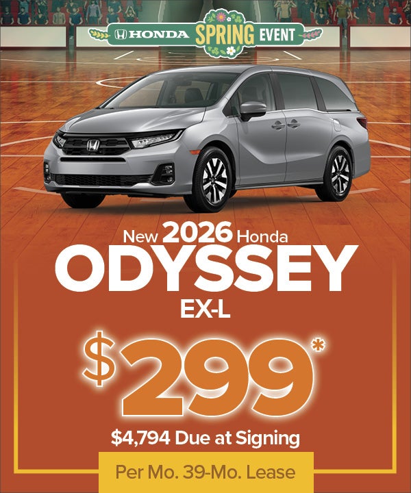 New 2026 Odyssey EX-L