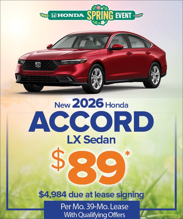 New 2026 Accord LX Sedan