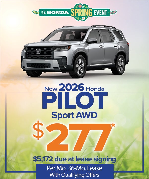 New 2026 Pilot Sport AWD