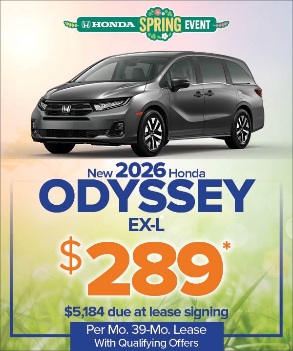 New 2026 Odyssey EX-L