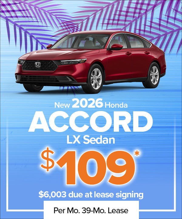 New 2026 Accord LX Sedan