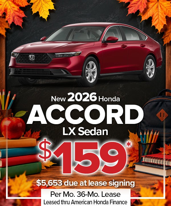New 2026 Accord LX Sedan