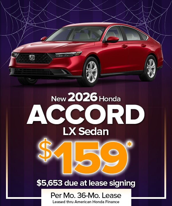 New 2026 Accord LX Sedan