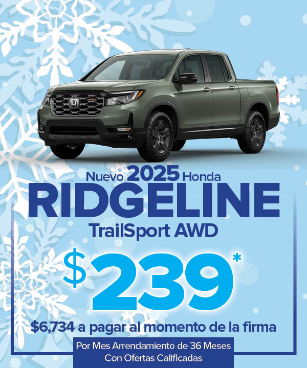 Nuevo 2025 Ridgeline Sport AWD