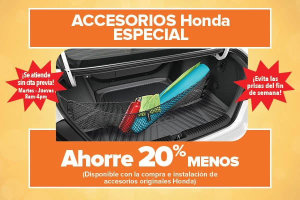 Accesorios Honda Especial
