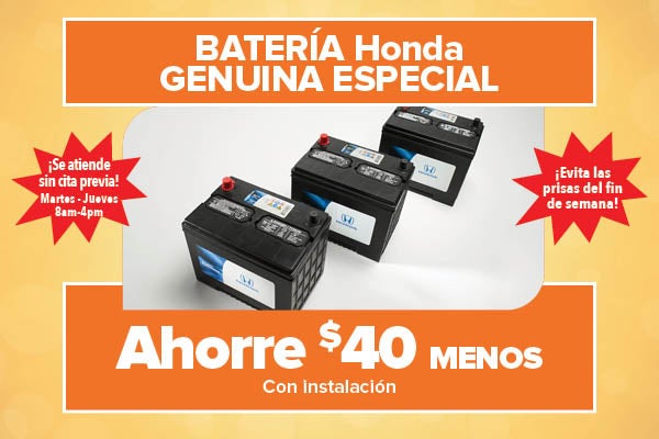 Batería Honda Genuina Especial