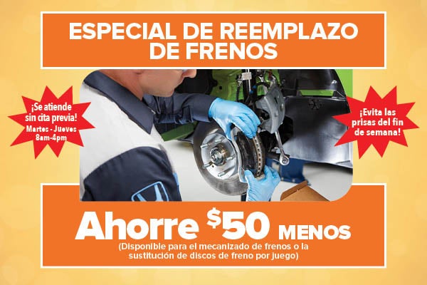 Especial de Reemplazo de Frenos