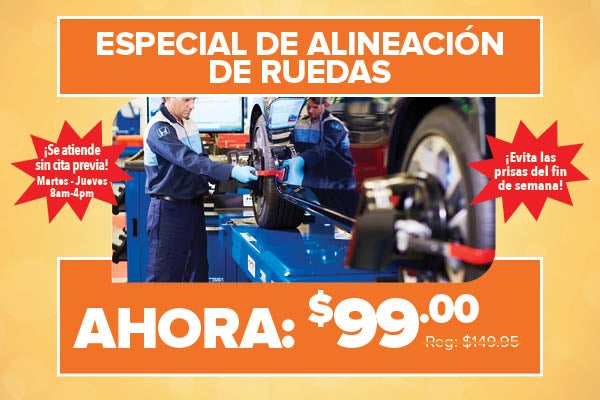 Especial de Alineación de Ruedas