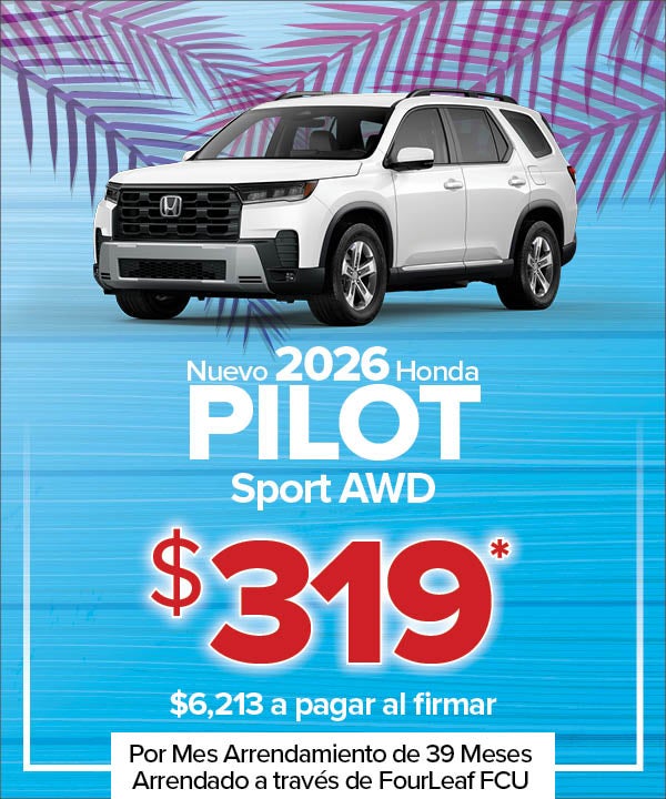 Nuevo 2026 Pilot Sport AWD