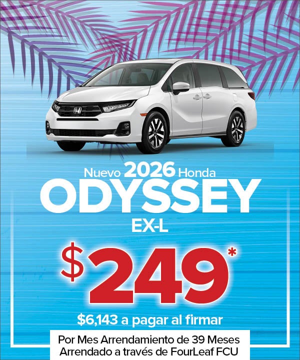 Nuevo 2026 Odyssey EX-L