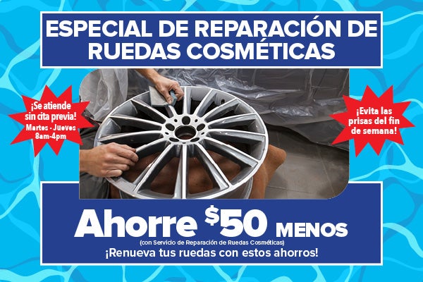 Especial de Reparación de Ruedas Cosméticas