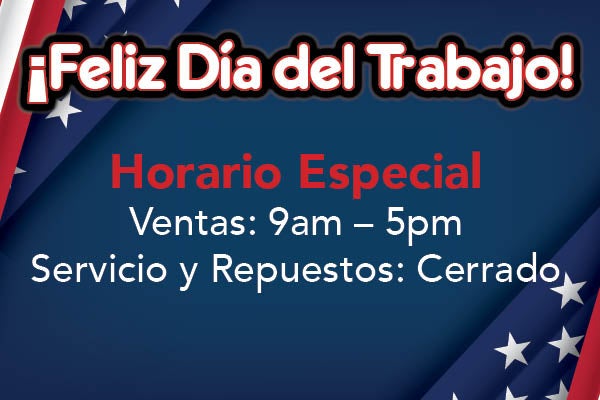 Memorial Day Hours
