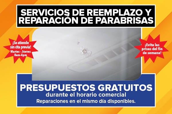 Servicios de Reemplazo y Reparación de Parabrisas