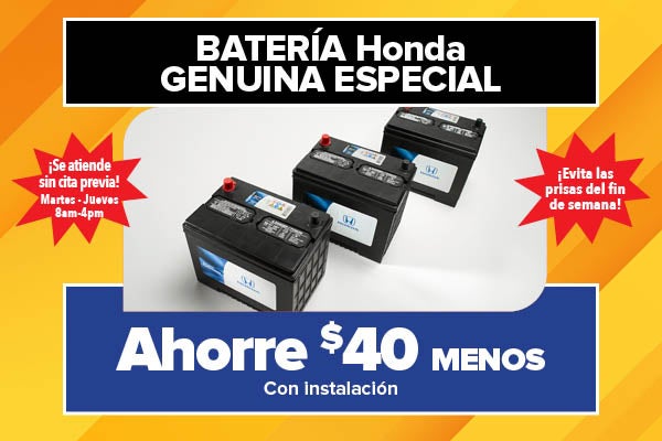 Batería Honda Genuina Especial