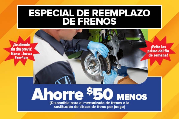 Especial de Reemplazo de Frenos