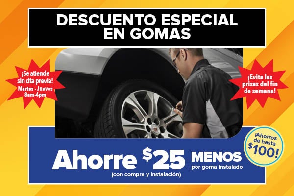 Descuento Especial en Gomas