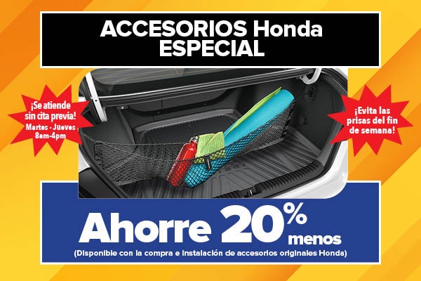 Accesorios Honda Especial