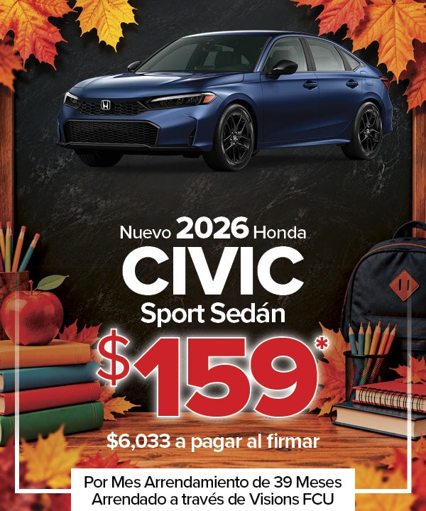 Nuevo 2026 Civic Sport Sedán