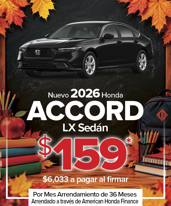 Nuevo 2026 Accord LX Sedán