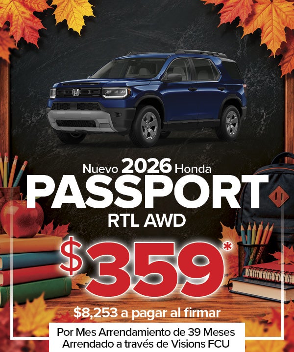Nuevo 2026 Passport RTL AWD