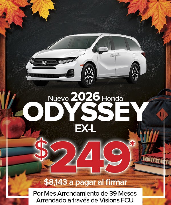 Nuevo 2026 Odyssey EX-L