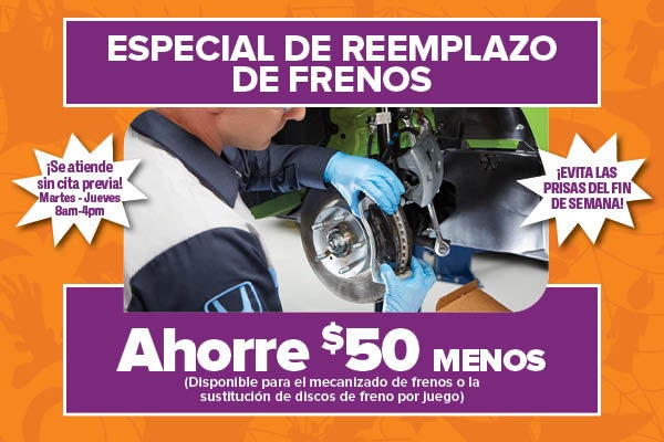 Especial de Reemplazo de Frenos