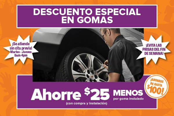 Descuento Especial en Gomas